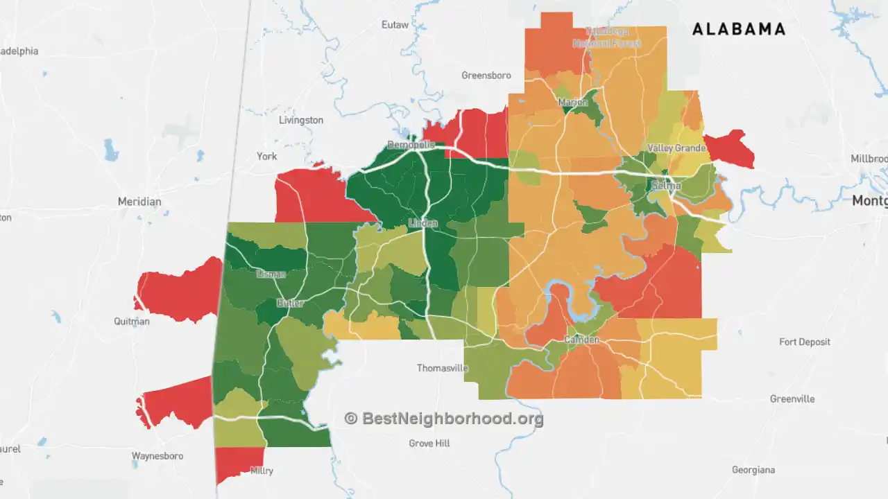 Pine Belt Wireless 4G Coverage Map