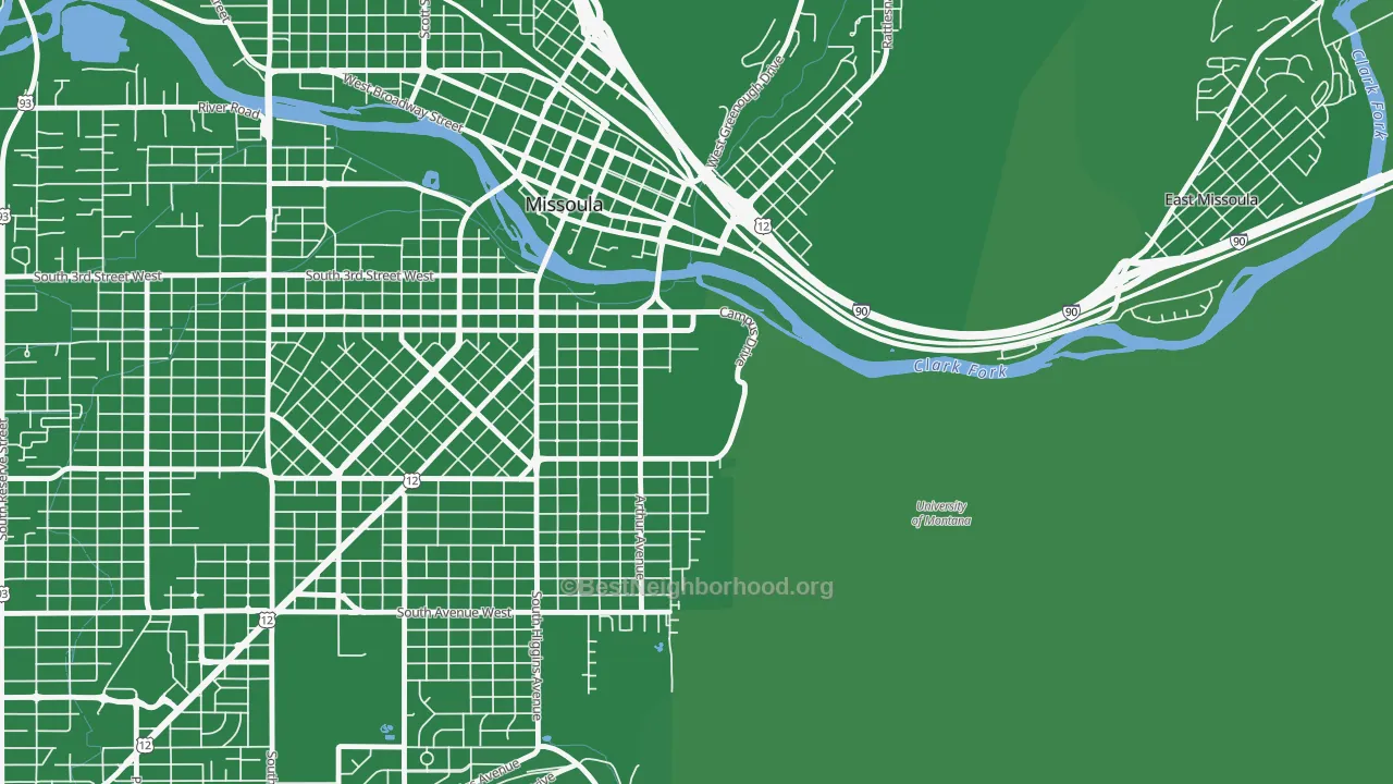 59812, MT map of fixed wireless internet availability