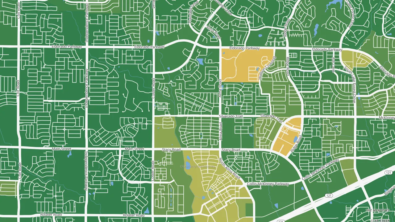 Craig Ranch North, McKinney, TX of rich and poor neighborhoods by household income