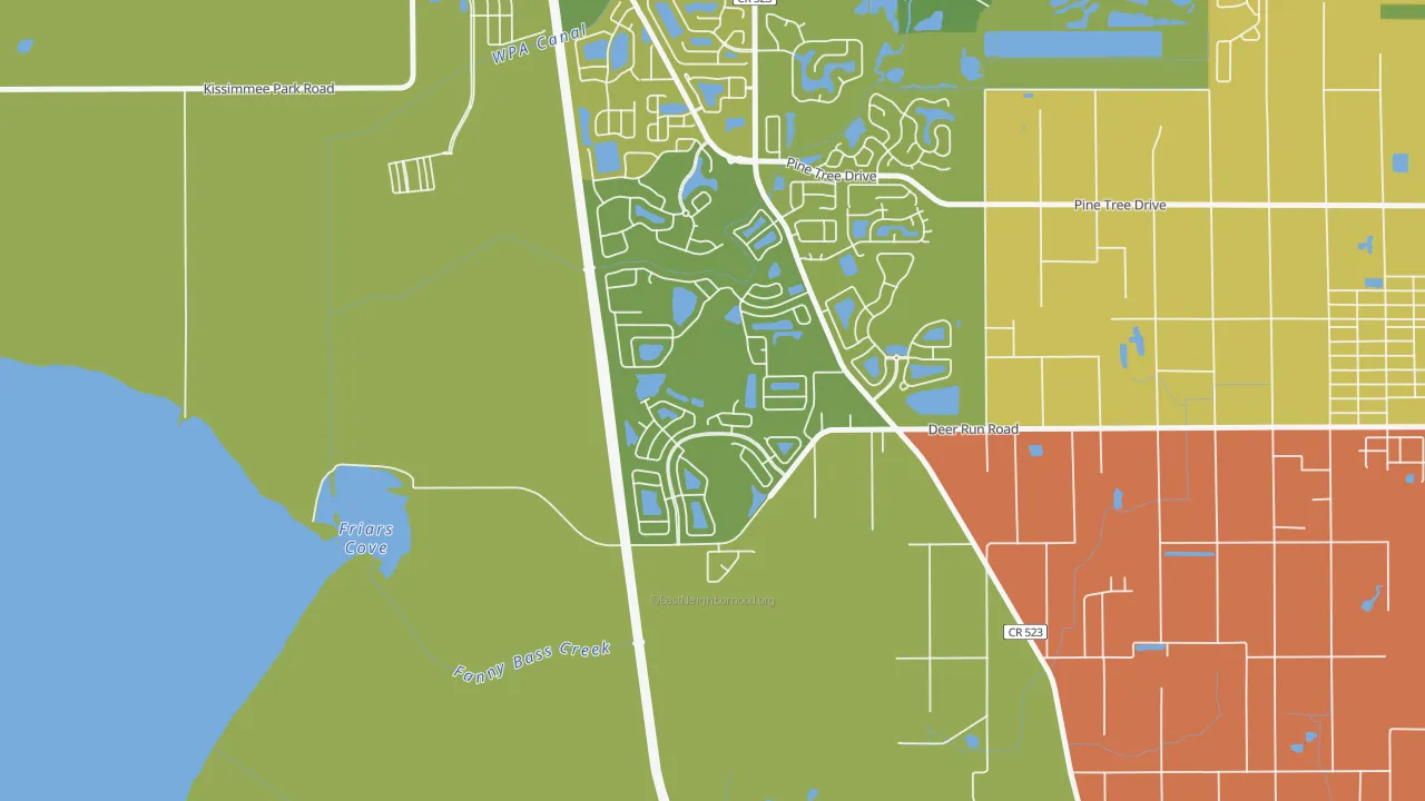 Esprit, St. Cloud, FL of rich and poor neighborhoods by household income