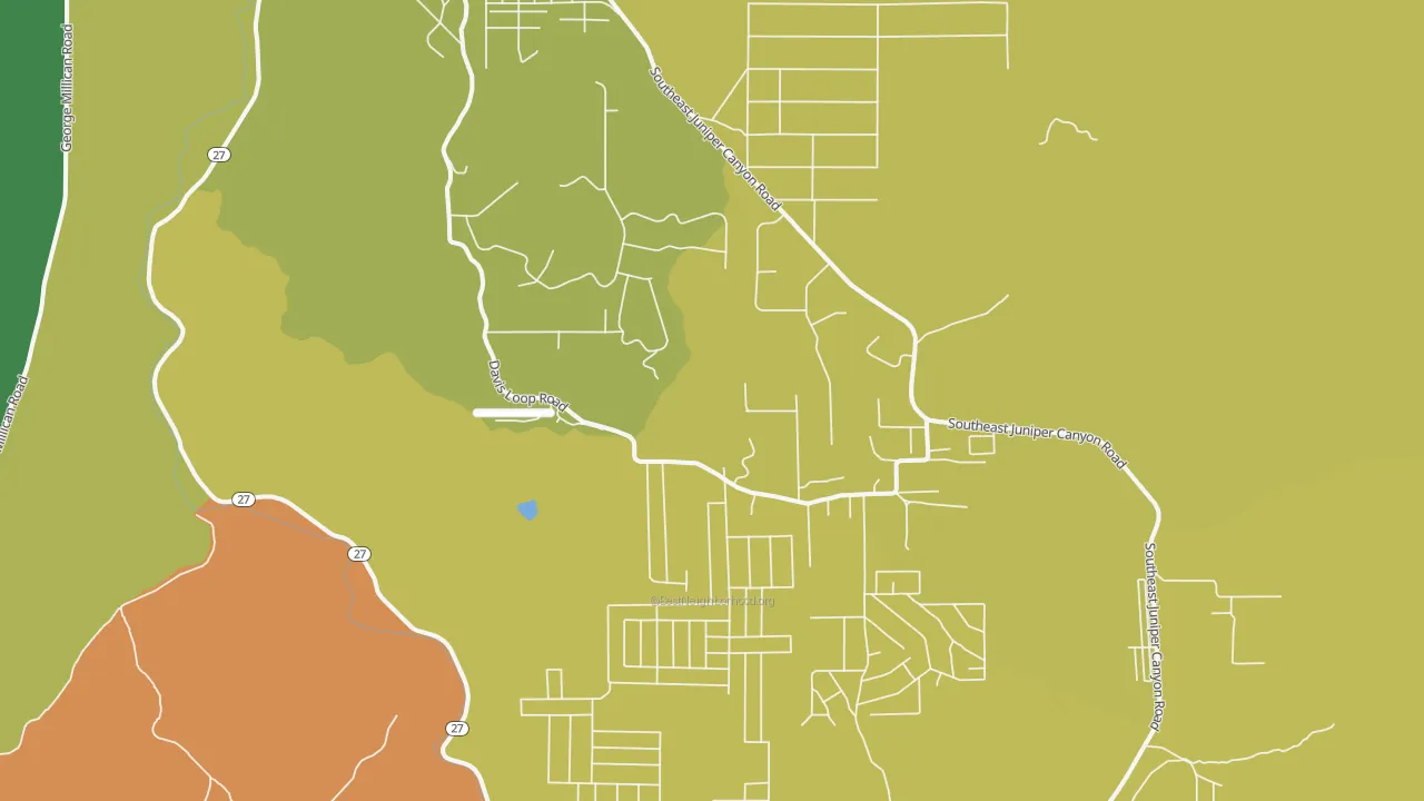 Juniper Canyon, Prineville, OR of rich and poor neighborhoods by household income