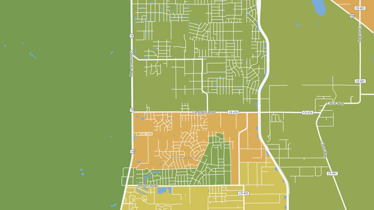 Royal Highlands, Brooksville, FL of rich and poor neighborhoods by household income