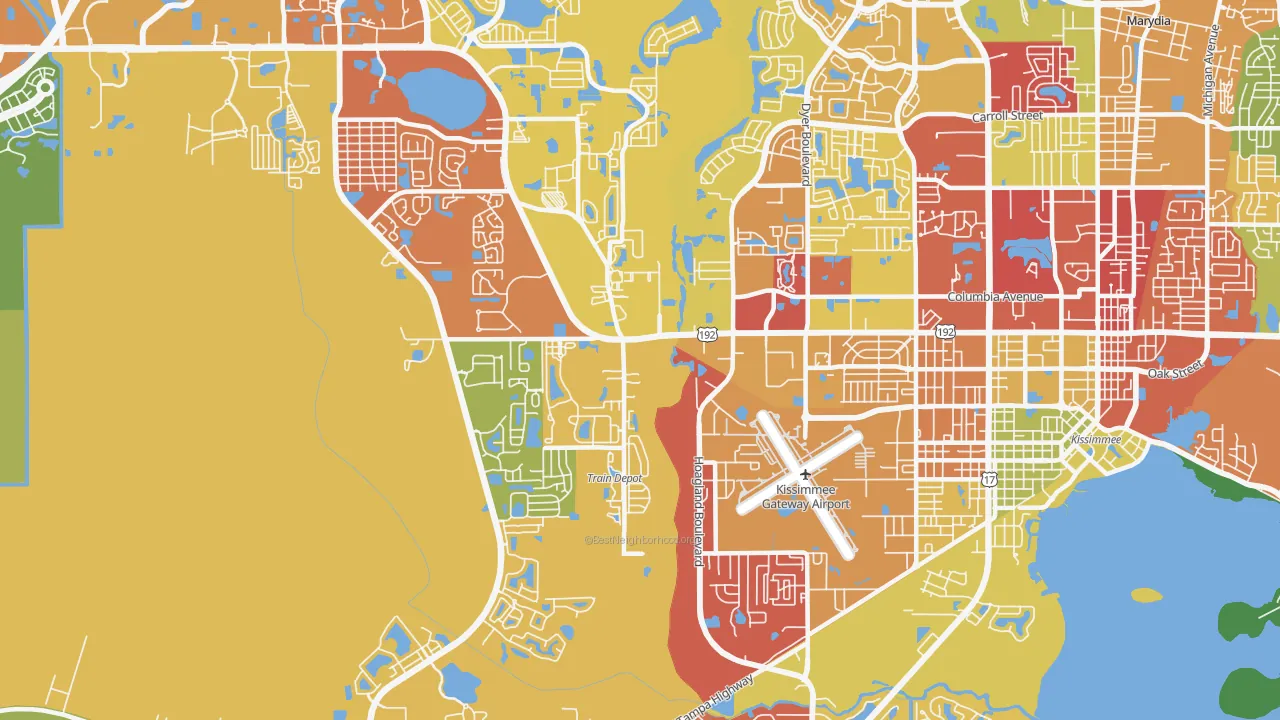 Waterway Village, Kissimmee, FL of rich and poor neighborhoods by household income