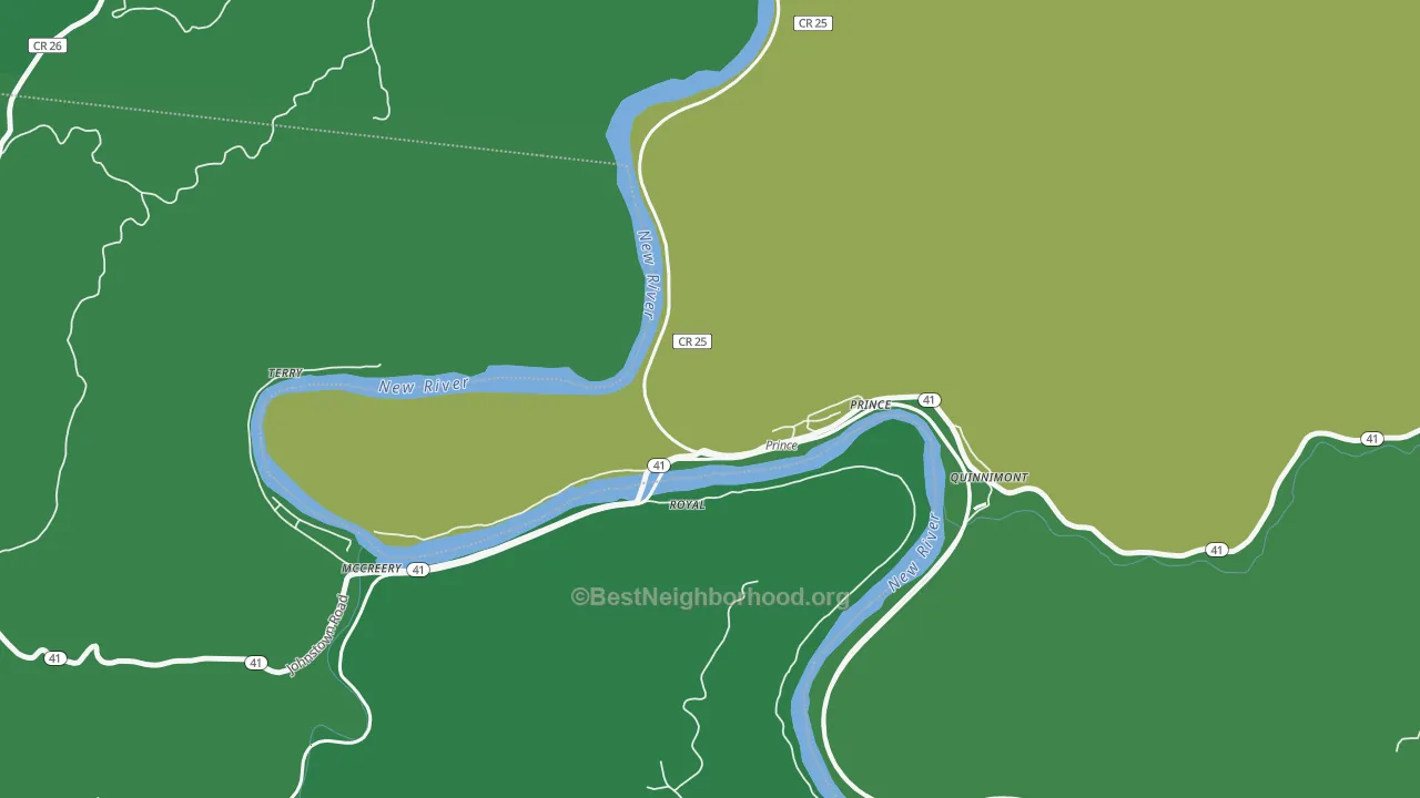 25907, WV map of internet availability