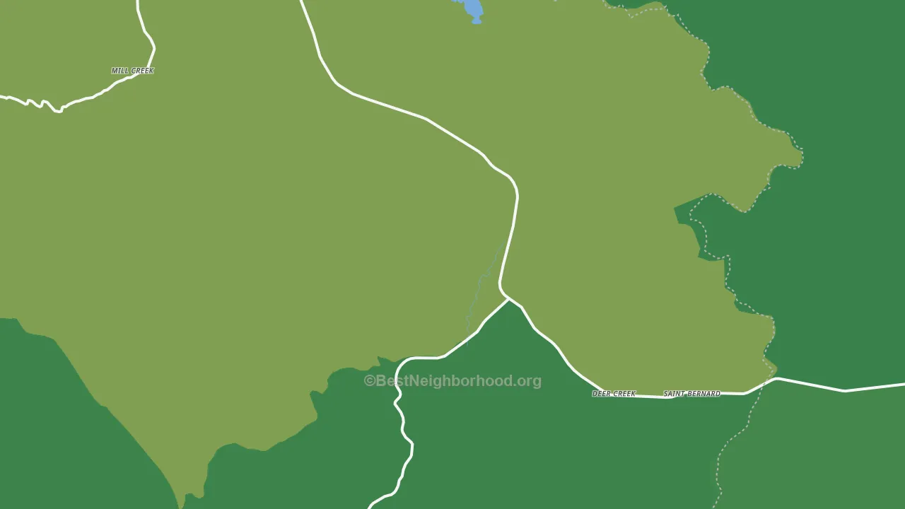 96061, CA map of internet availability