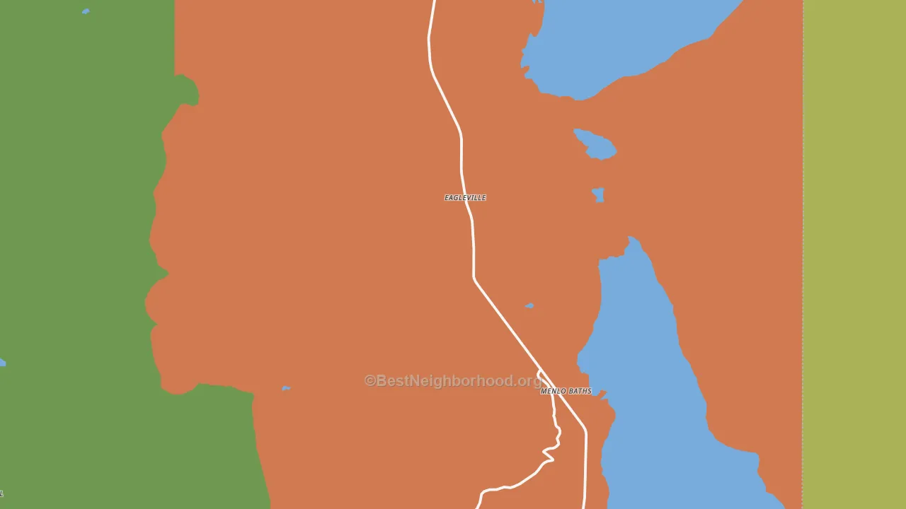 Eagleville, CA map of internet availability