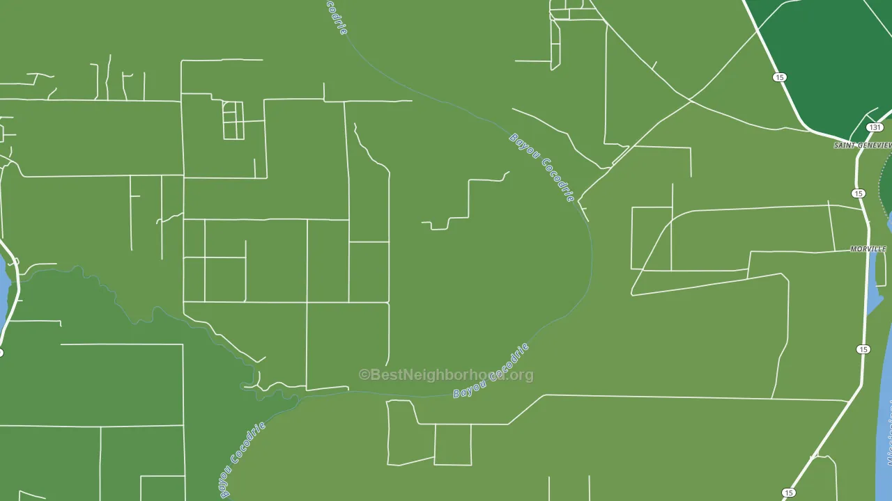 Morville, LA map of internet availability