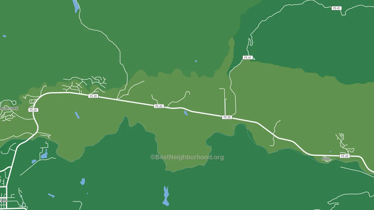 Robe, WA map of internet availability