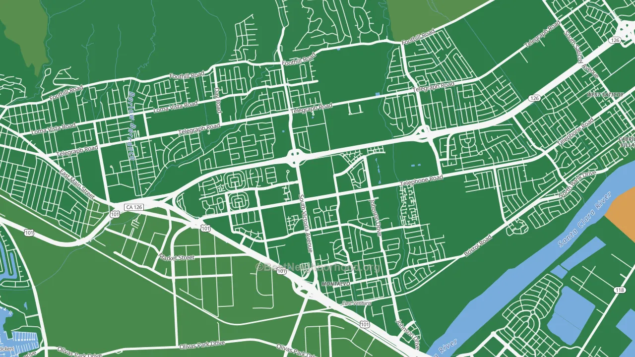93009 internet provider availability map