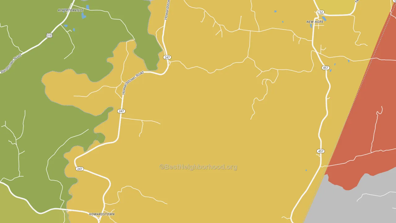 howardstown-ky internet provider availability map