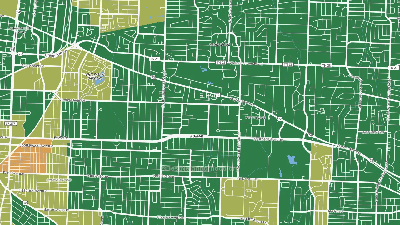 38152, TN map of internet competition