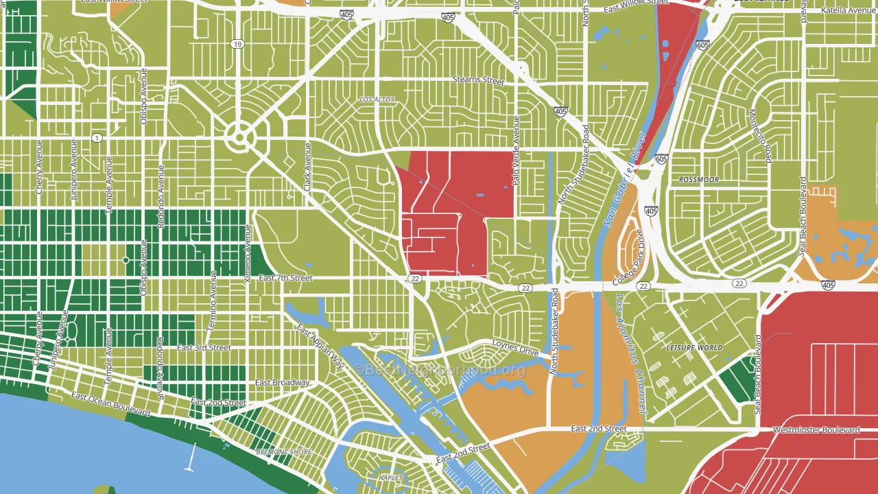 90822, CA map of internet competition
