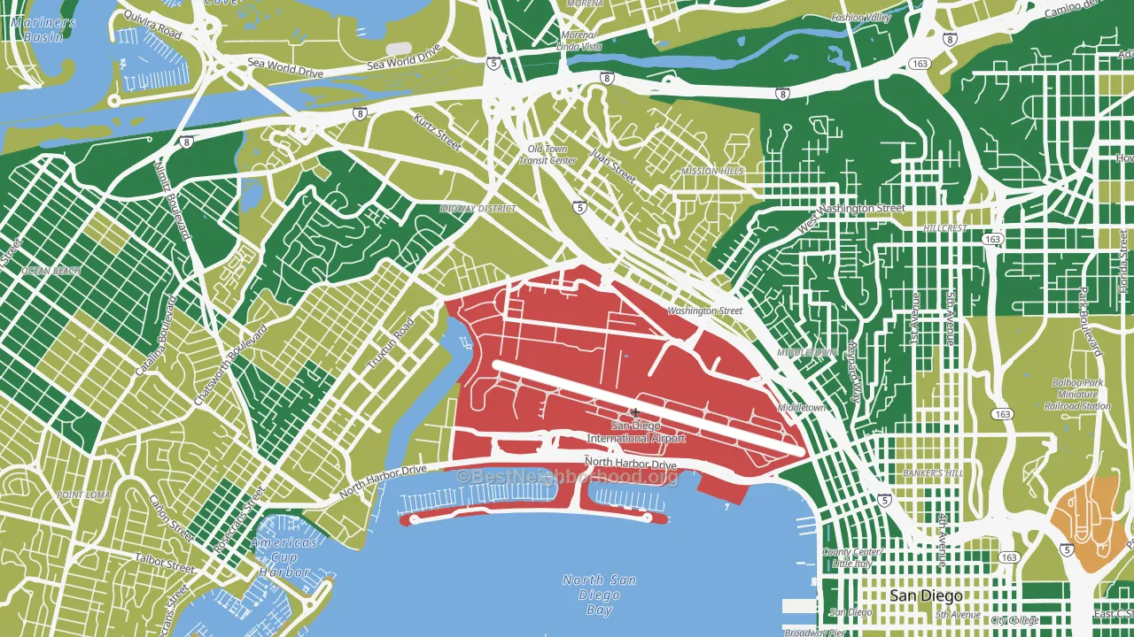 92140, CA map of internet competition