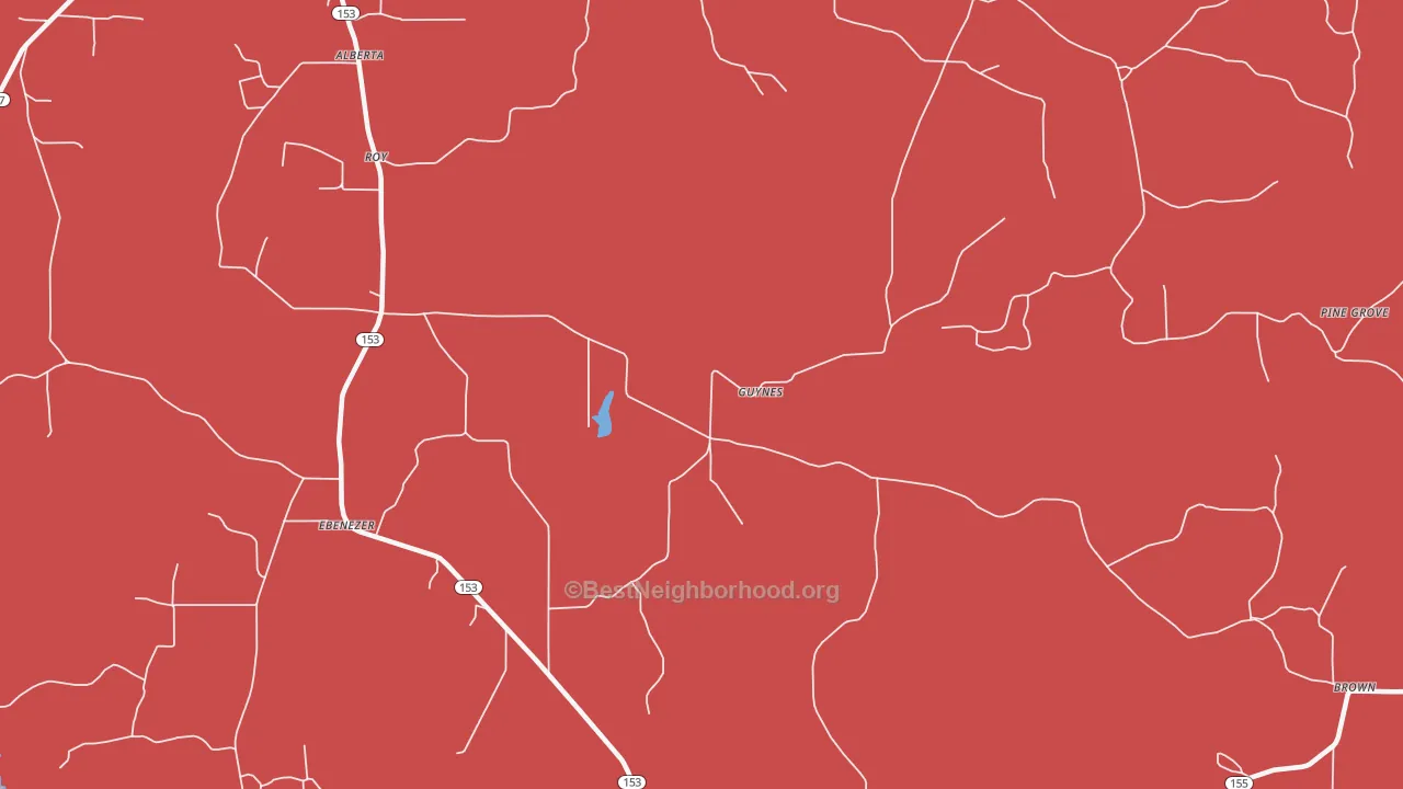 Burkplace, LA map of internet competition