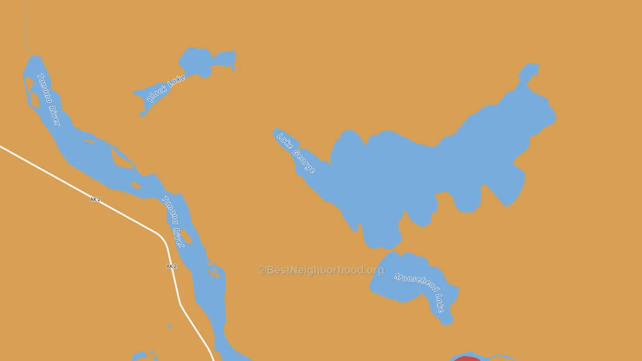 Dry Creek, AK map of internet competition
