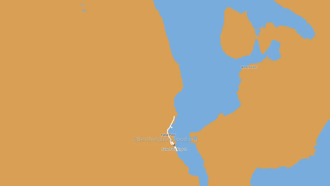 False Pass, AK map of internet competition