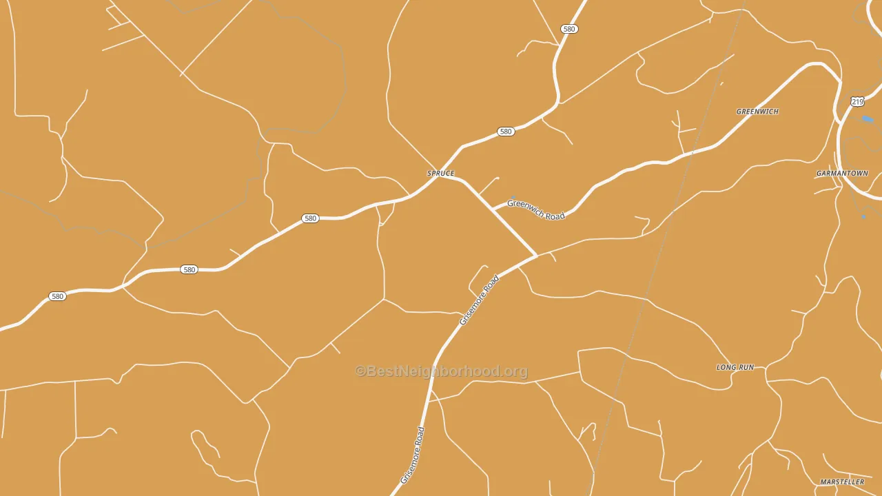 Grisemore, PA map of internet competition