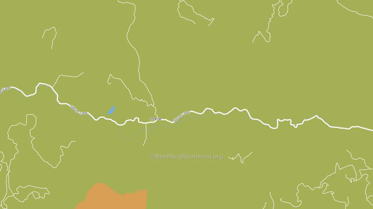 Sitkum, OR map of internet competition
