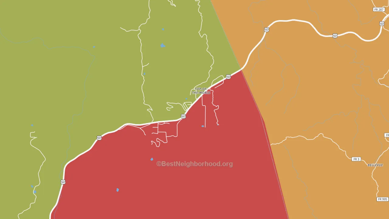Top-of-the-World, AZ map of internet competition