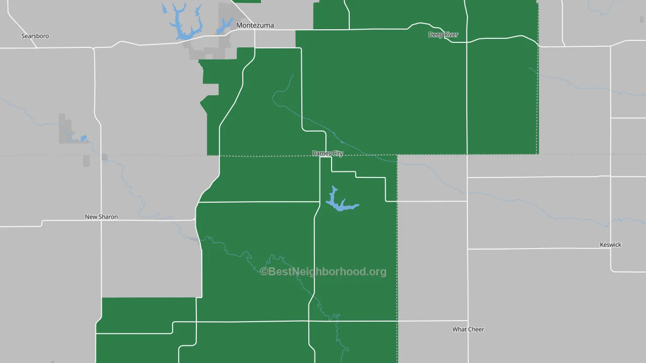 Barnes City Cooperative Telephone Company fiber availablility map and speeds