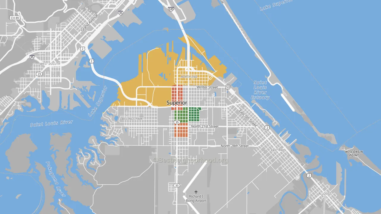 ConnectSuperior availability map