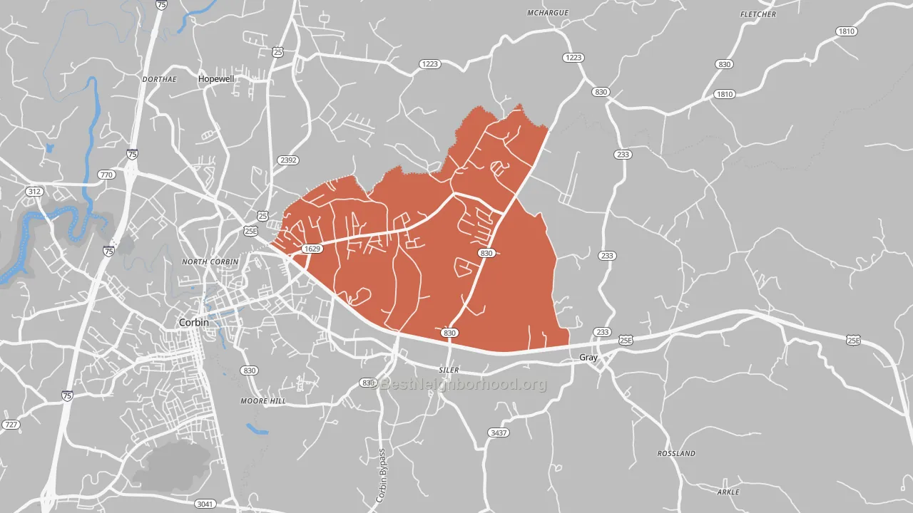 Eastern Cable Corp. download speed map