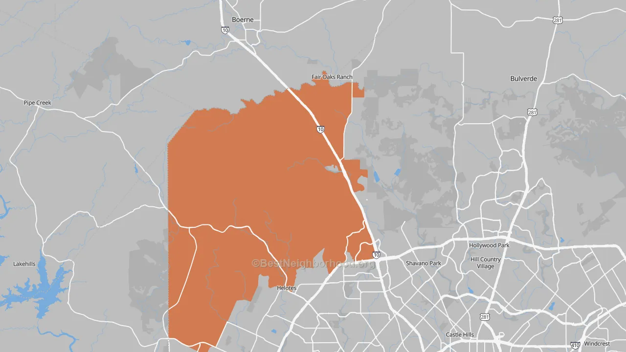 Hill Country Broadband download speed map