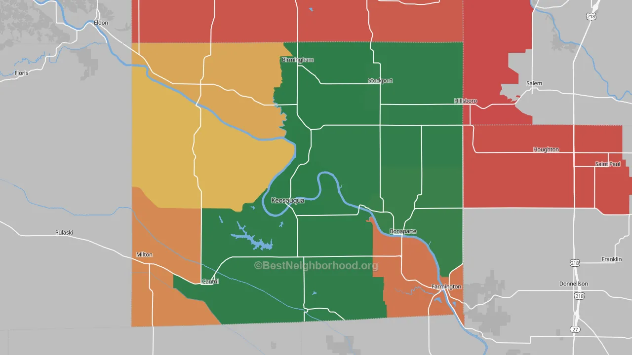 Van Buren availability map