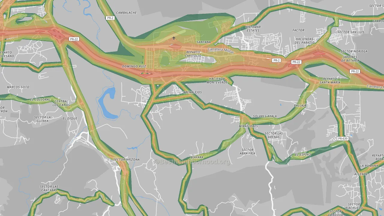 00616, PR Map of Noise Levels in 00616