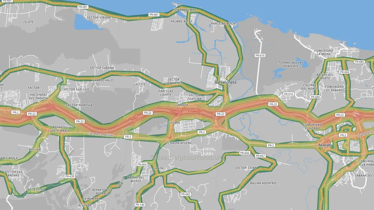 00617, PR Map of Noise Levels in 00617