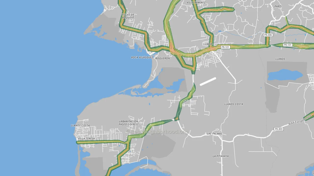00622, PR Map of Noise Levels in 00622
