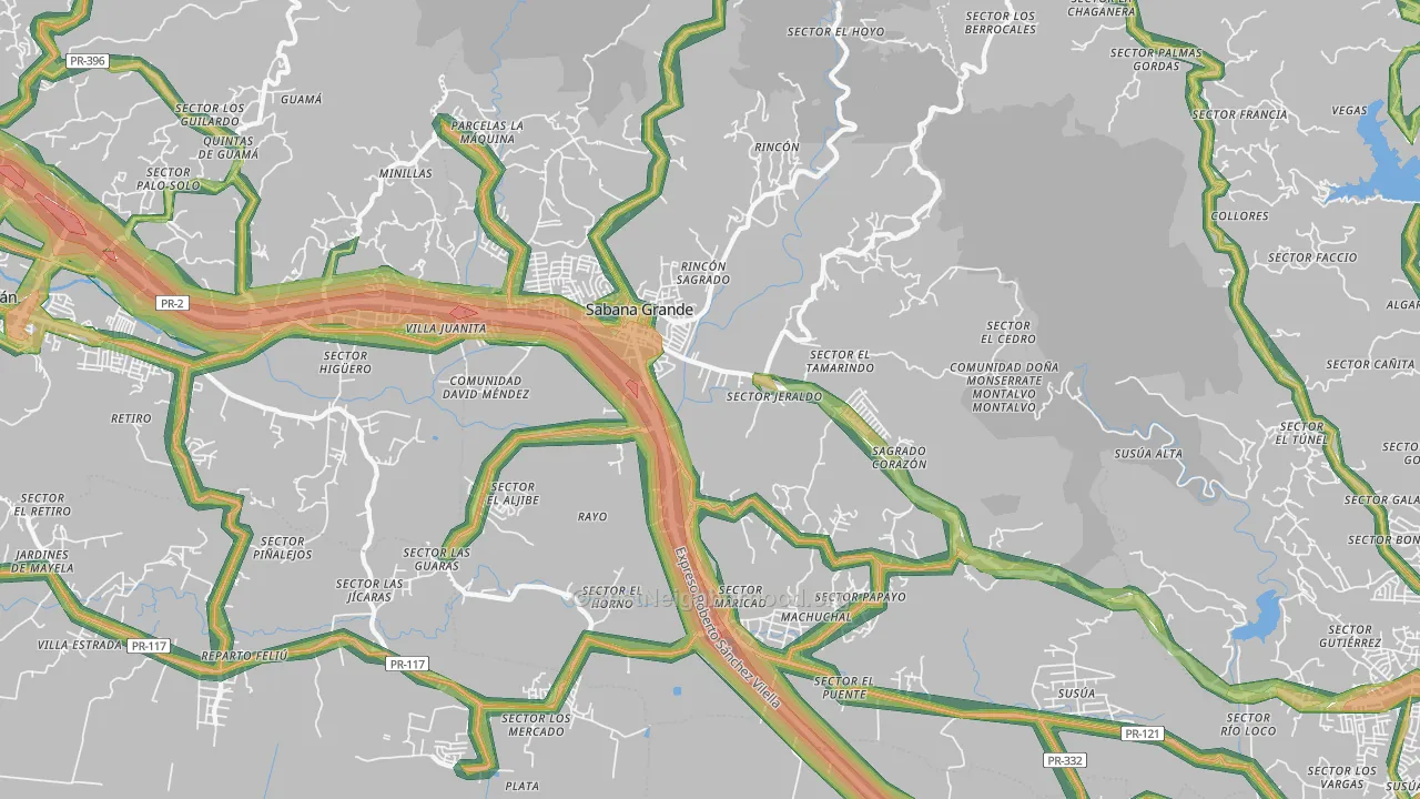 00637, PR Map of Noise Levels in 00637