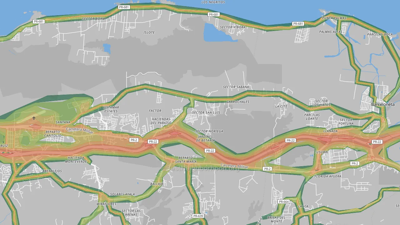 00652, PR Map of Noise Levels in 00652
