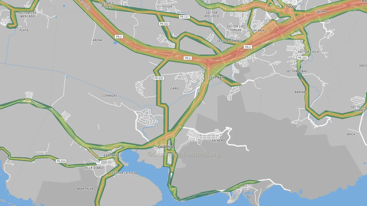 00653, PR Map of Noise Levels in 00653