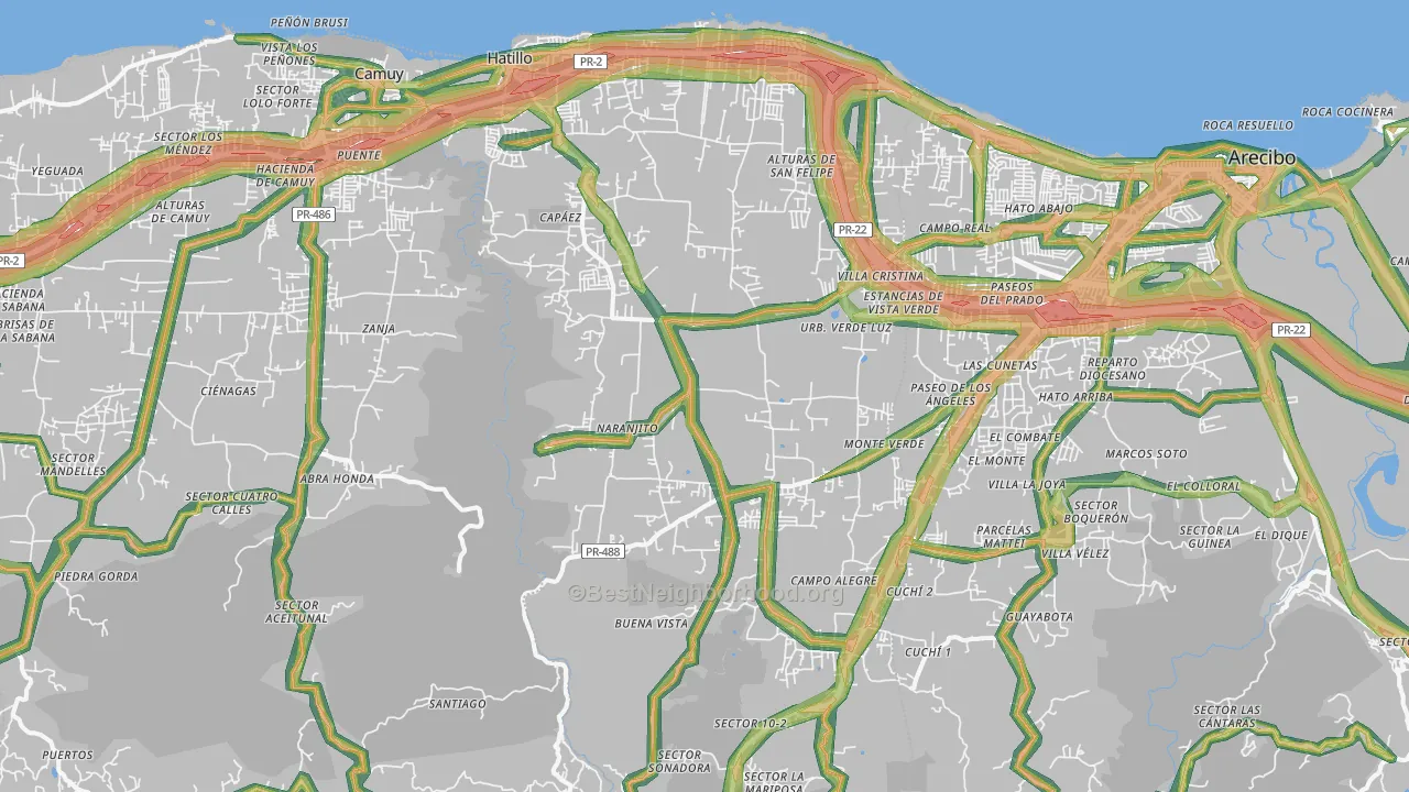 00659, PR Map of Noise Levels in 00659