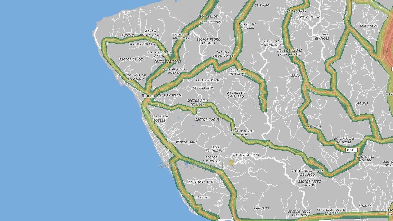 00677, PR Map of Noise Levels in 00677