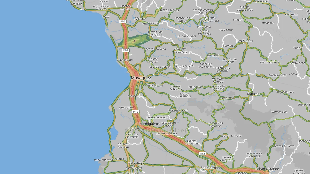 00680, PR Map of Noise Levels in 00680