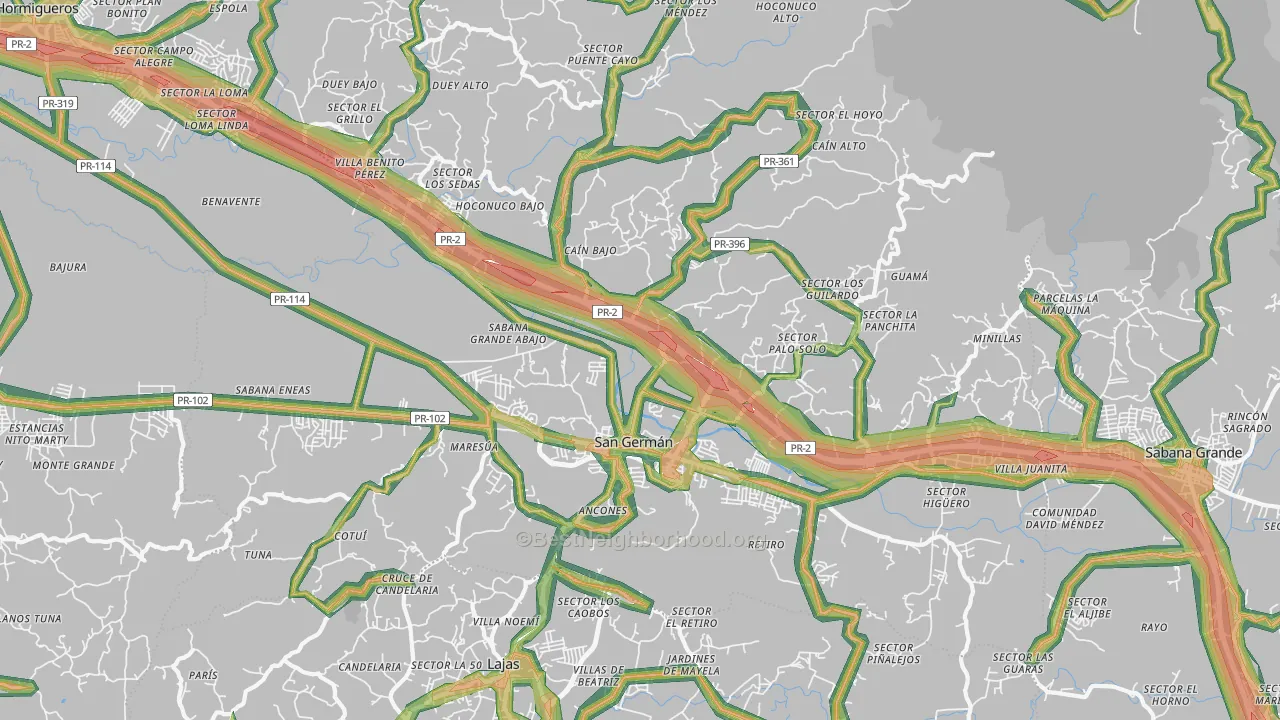 00683, PR Map of Noise Levels in 00683
