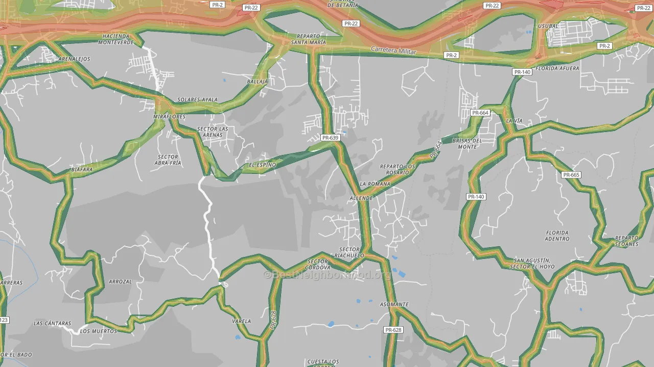 00688, PR Map of Noise Levels in 00688
