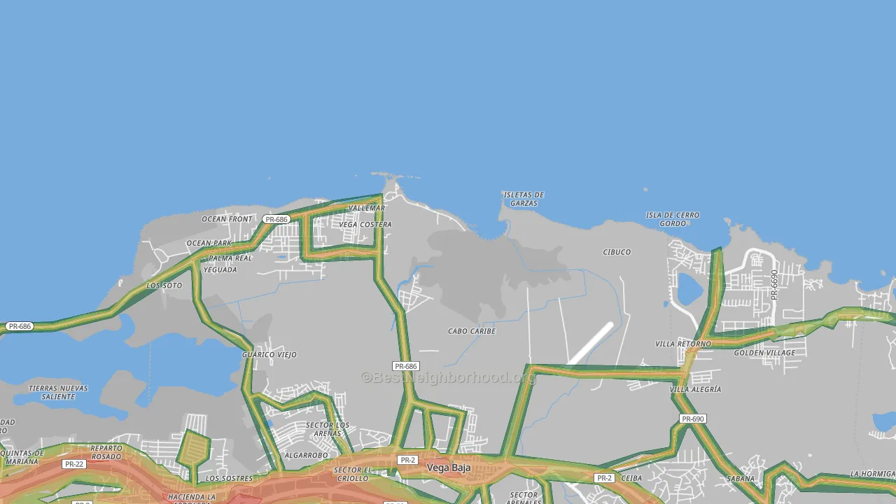 00694, PR Map of Noise Levels in 00694