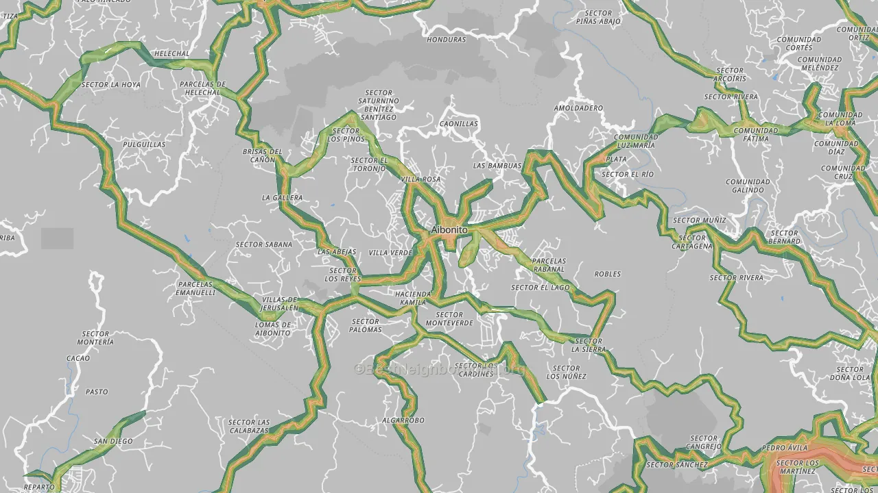 00705, PR Map of Noise Levels in 00705