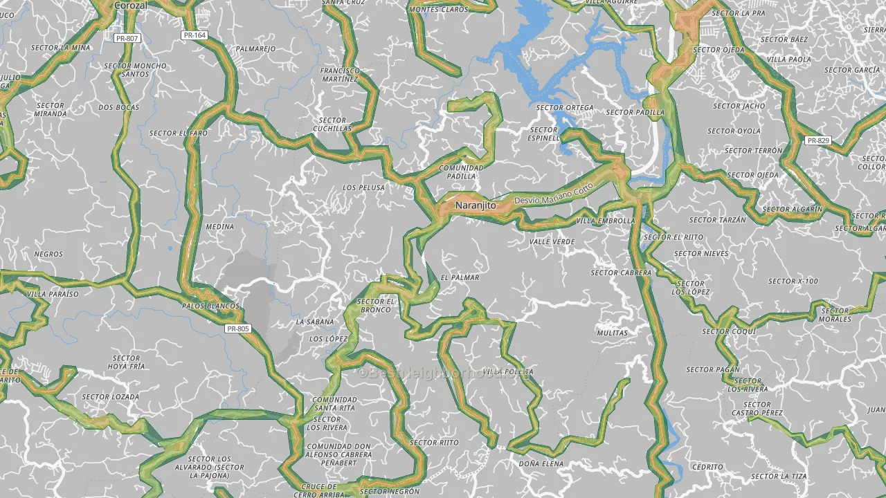 00719, PR Map of Noise Levels in 00719