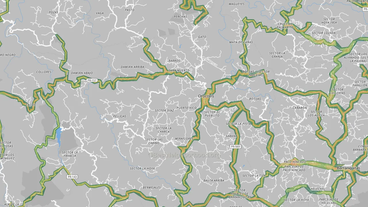 00720, PR Map of Noise Levels in 00720