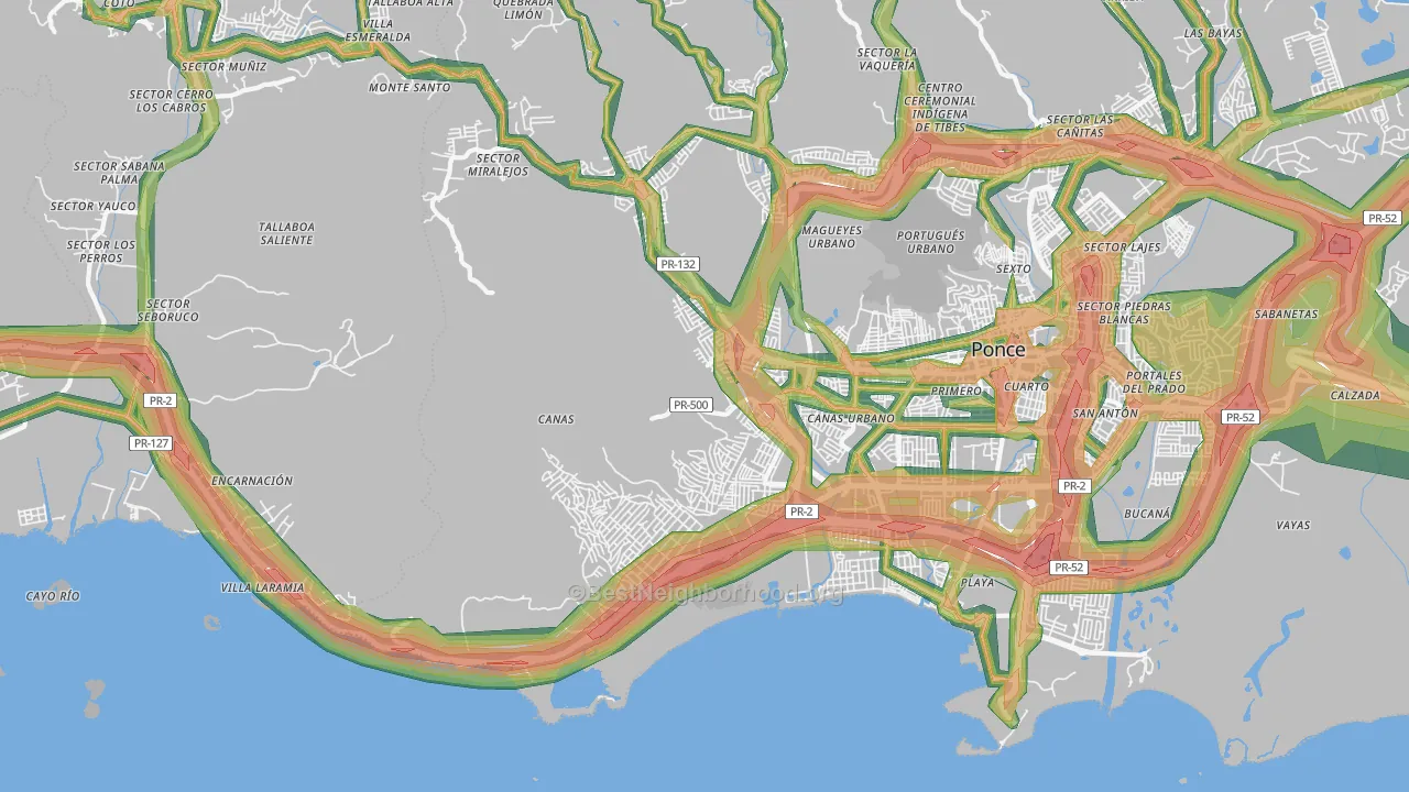 00728, PR Map of Noise Levels in 00728