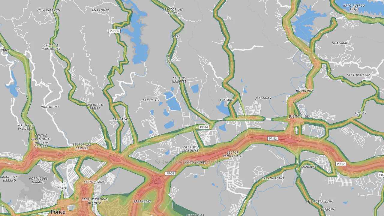 00780, PR Map of Noise Levels in 00780