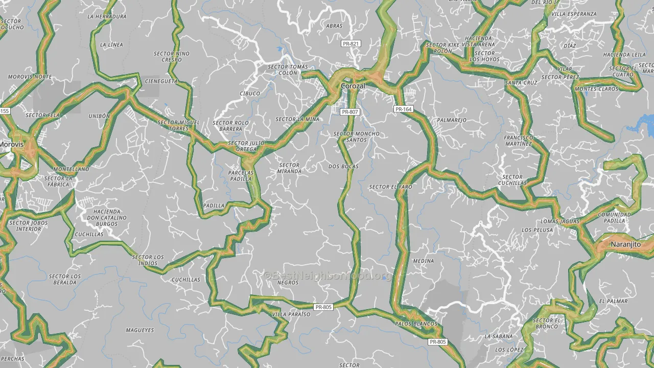00783, PR Map of Noise Levels in 00783