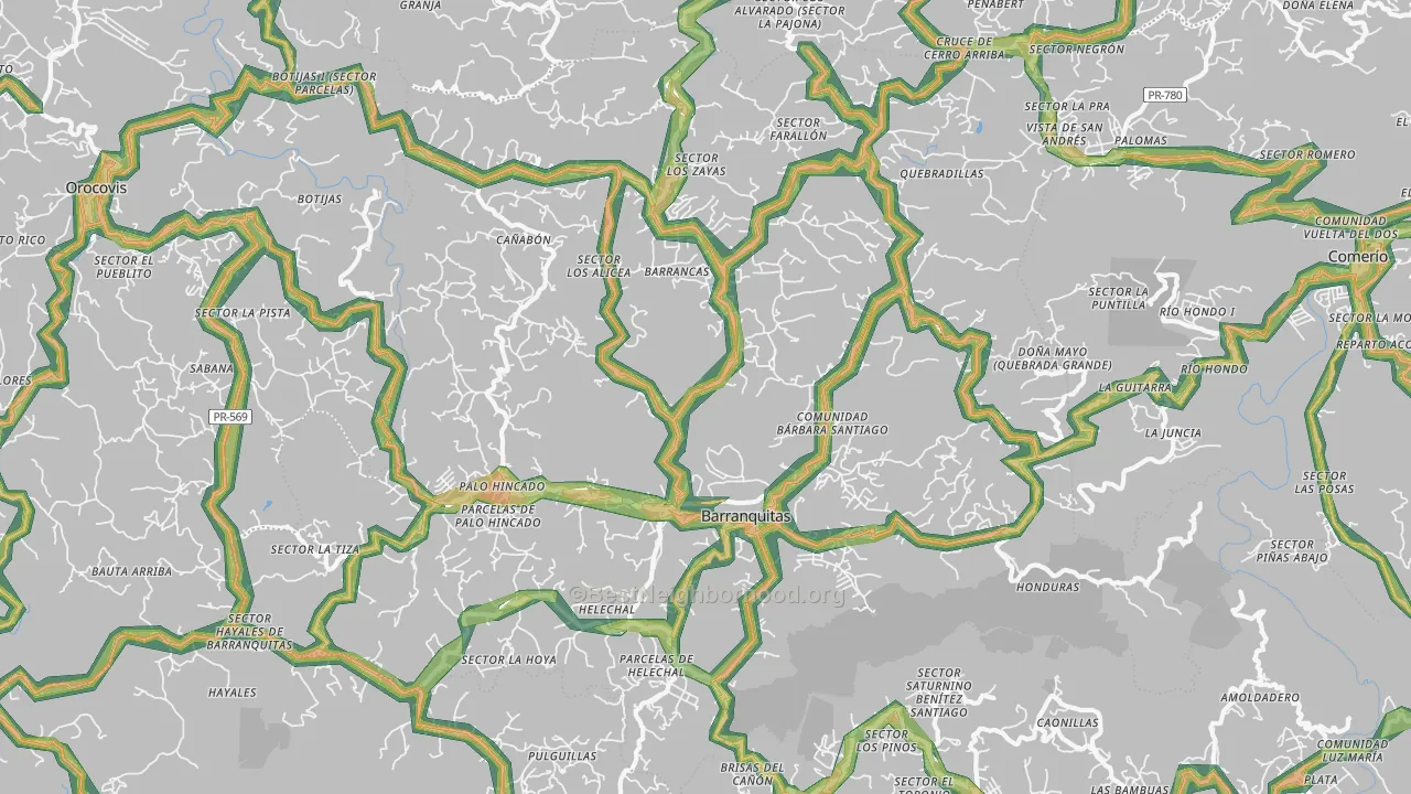 00794, PR Map of Noise Levels in 00794