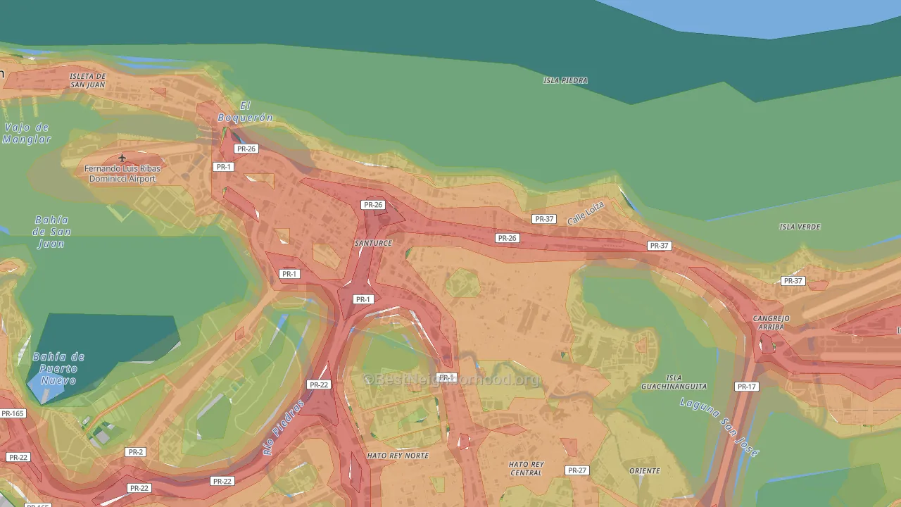 00912, PR Map of Noise Levels in 00912