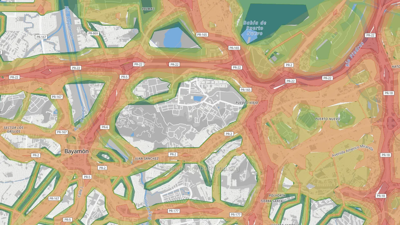 00934, PR Map of Noise Levels in 00934