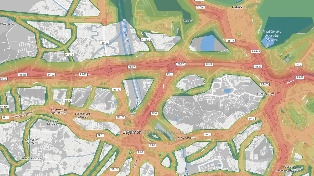 00960, PR Map of Noise Levels in 00960